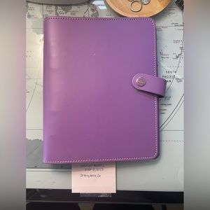 Filofax A5/half Letter agenda cover, Lilac